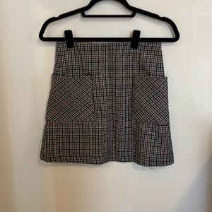 Frank and Oak Plaid Skirt